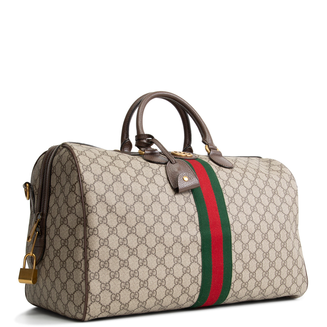 GUCCI GG Supreme Ophidia Medium Duffle Bag