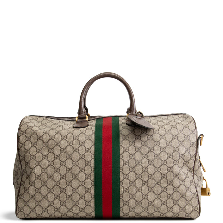GUCCI GG Supreme Ophidia Medium Duffle Bag