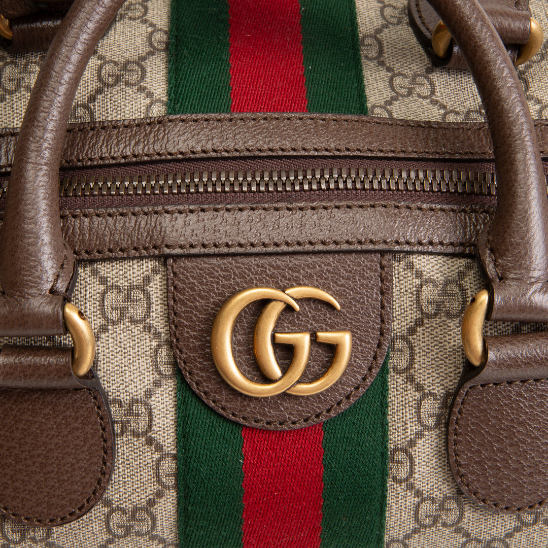 GUCCI GG Supreme Ophidia Medium Duffle Bag