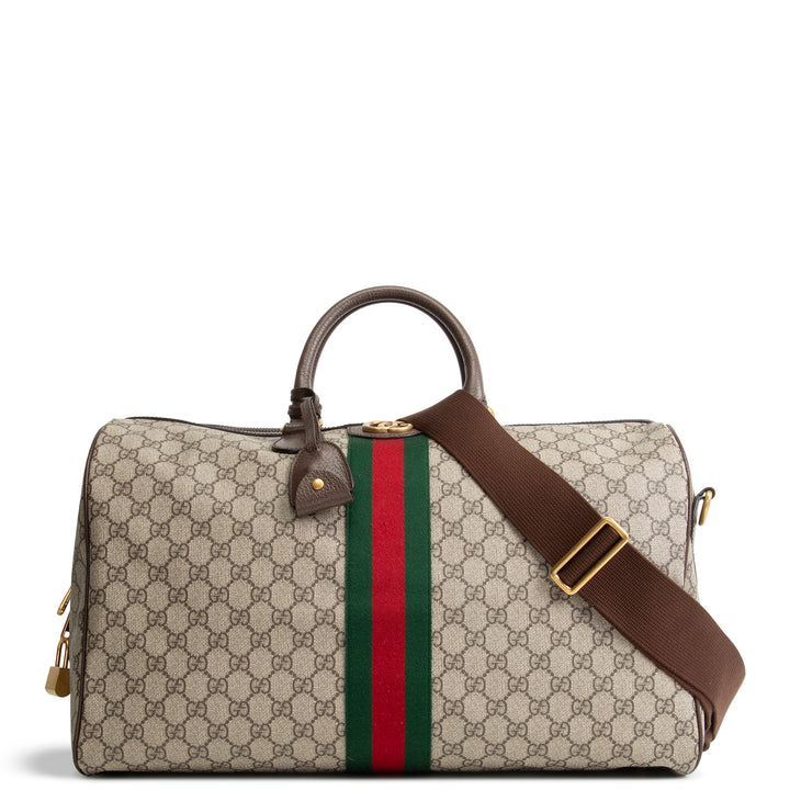 GUCCI GG Supreme Ophidia Medium Duffle Bag
