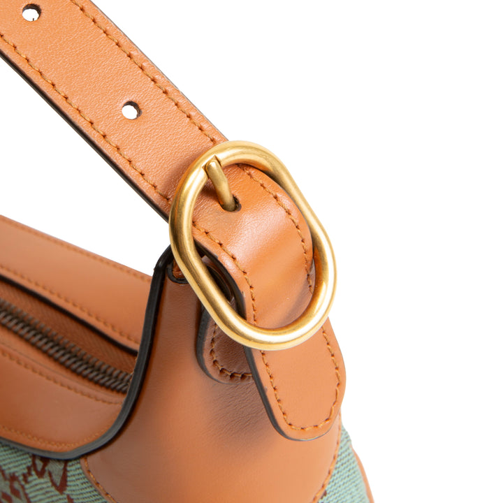 GUCCI GG Ophidia Hobo Mini - Pale Blue & Brown