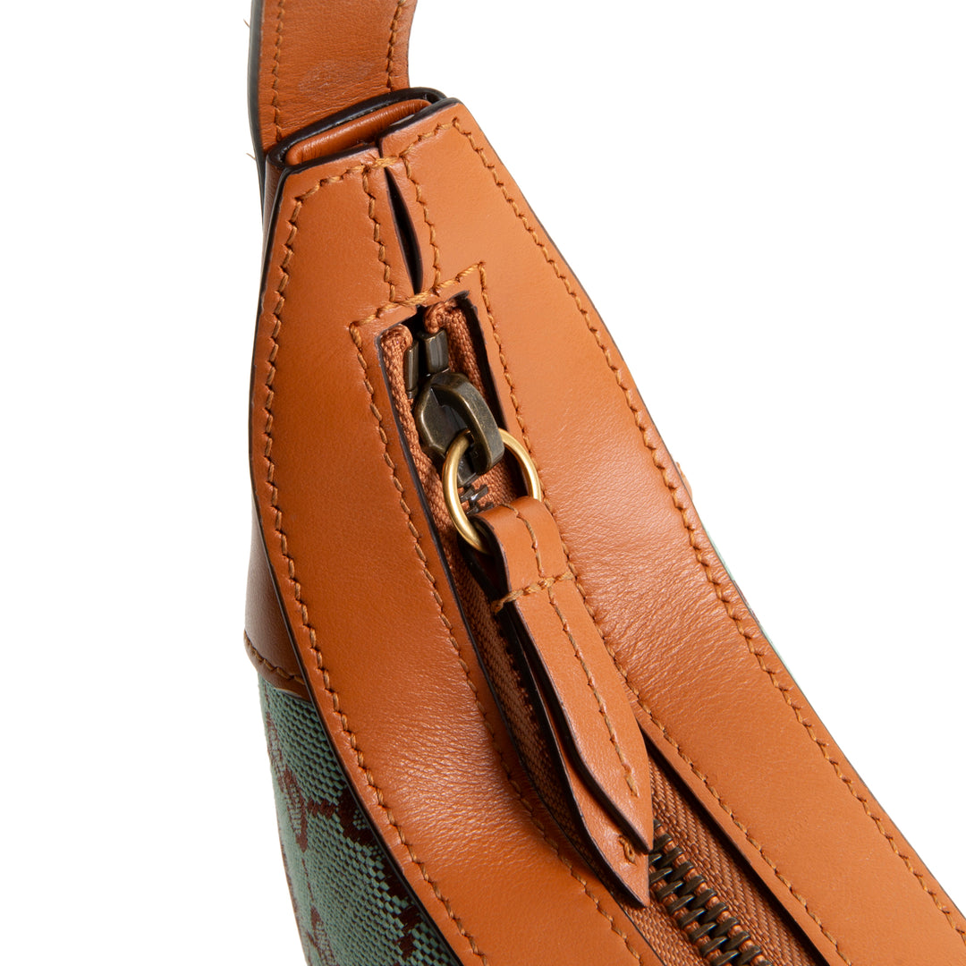 GUCCI GG Ophidia Hobo Mini - Pale Blue & Brown