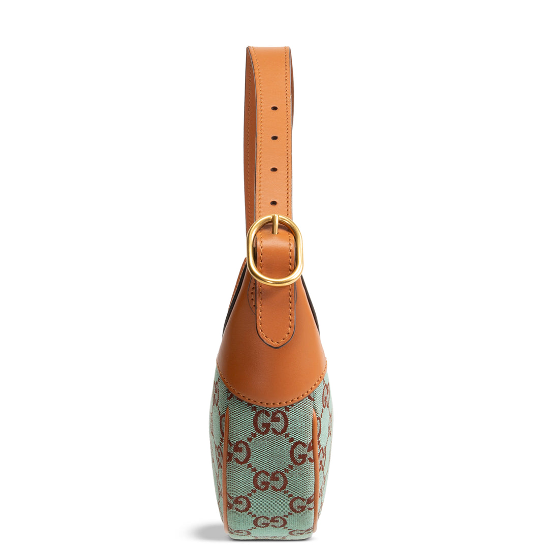 GUCCI GG Ophidia Hobo Mini - Pale Blue & Brown