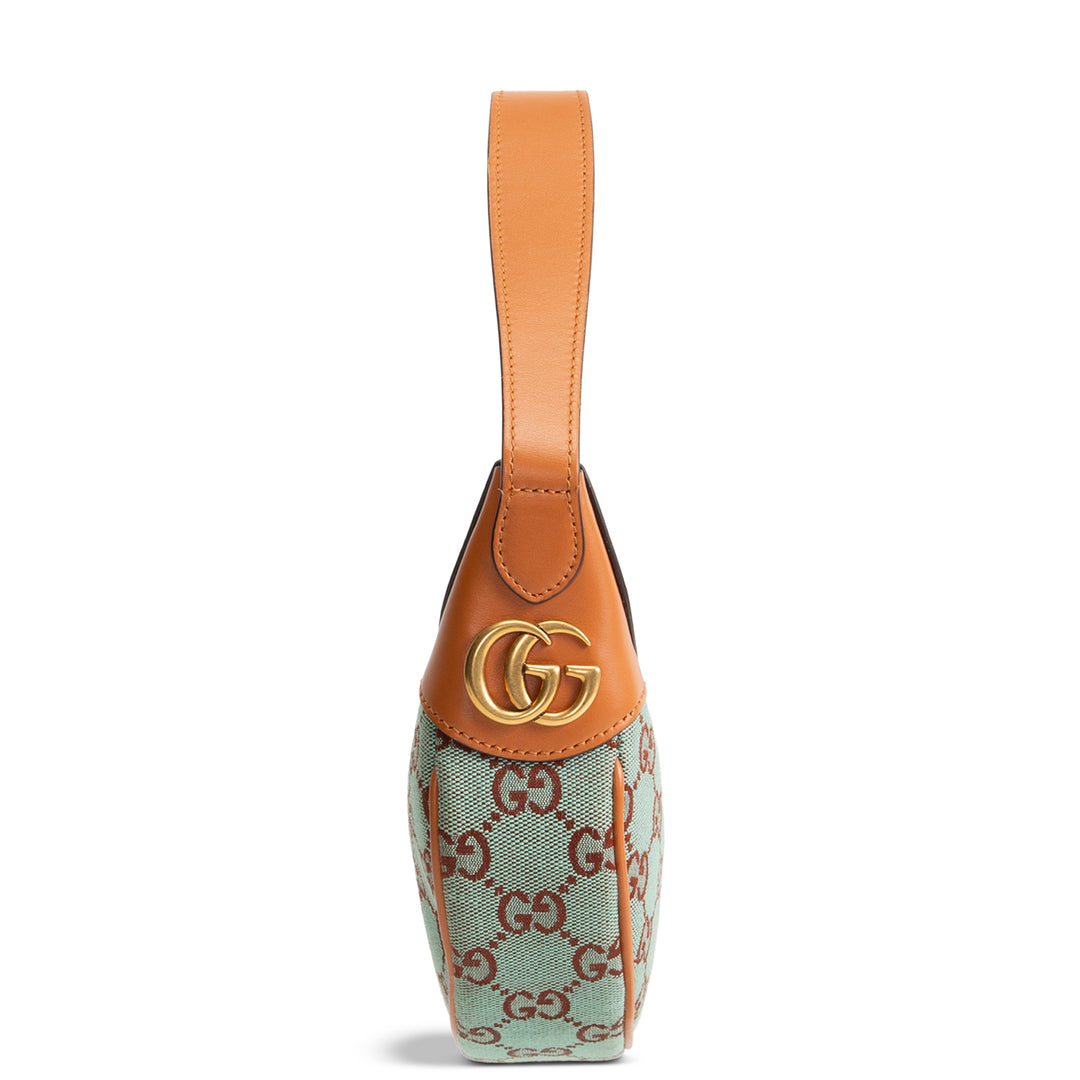 GUCCI GG Ophidia Hobo Mini - Pale Blue & Brown