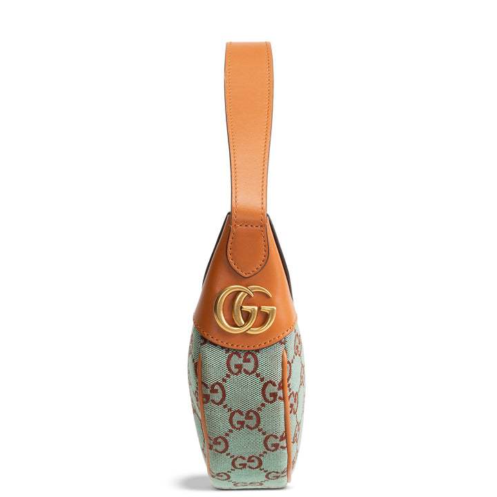GUCCI GG Ophidia Hobo Mini - Pale Blue & Brown