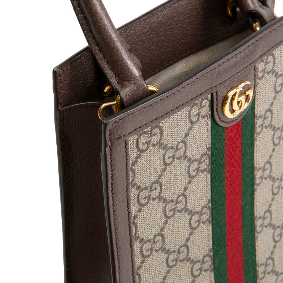 GUCCI Ophidia GG Supreme Mini Convertible Tote