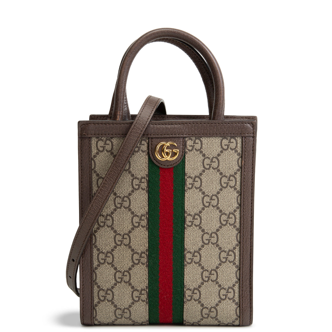 GUCCI Ophidia GG Supreme Mini Convertible Tote