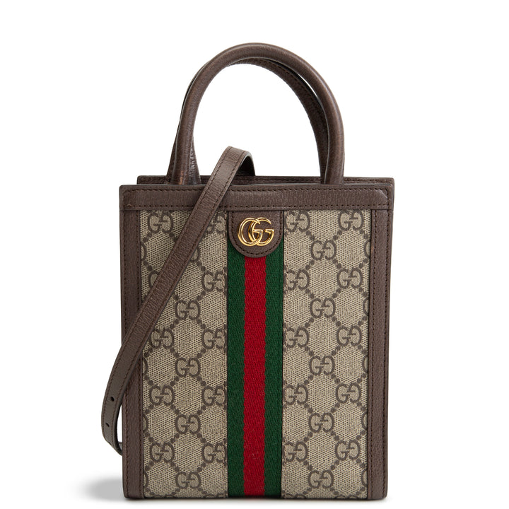 GUCCI Ophidia GG Supreme Mini Convertible Tote