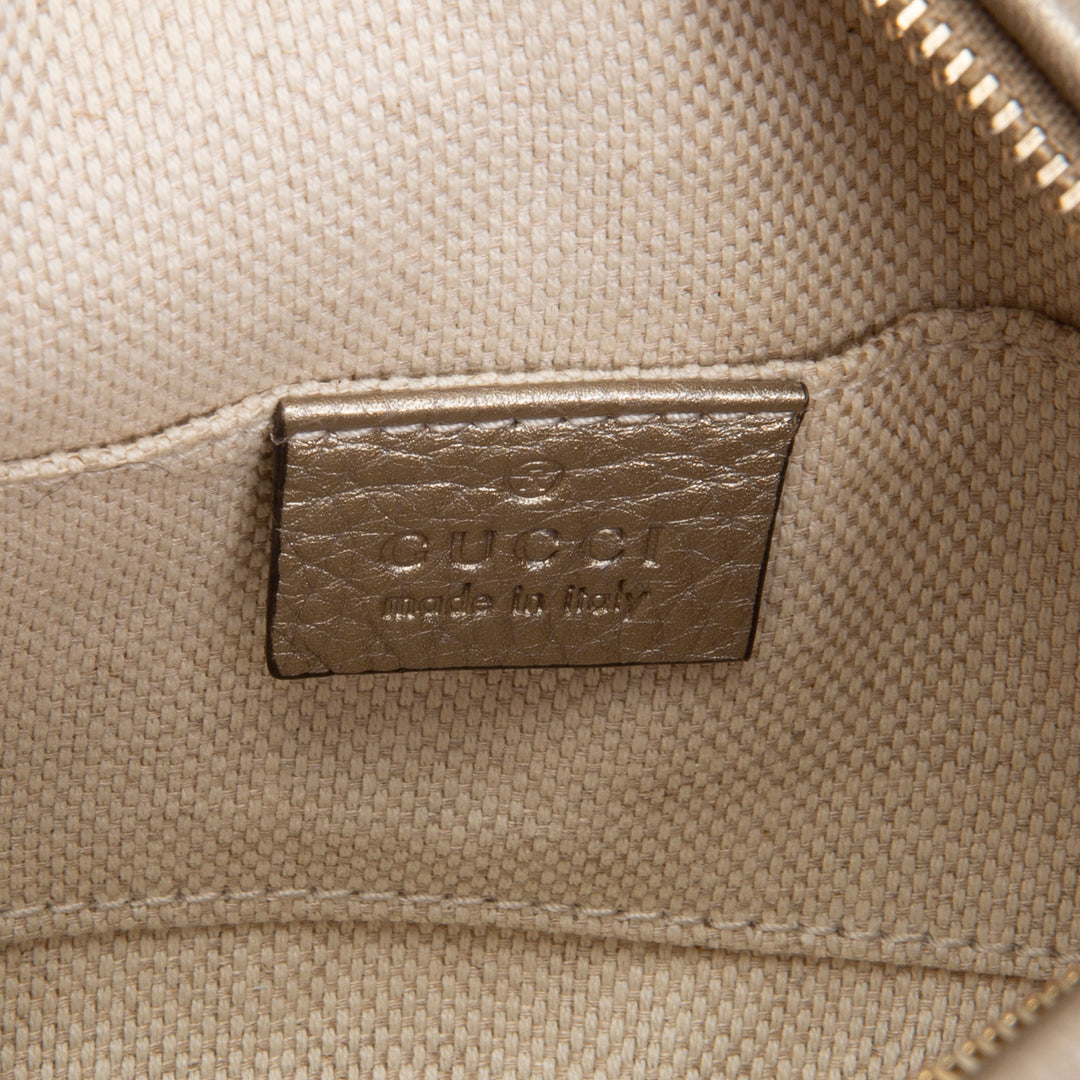 GUCCI Mini Soho Chain Bag - Light Gold