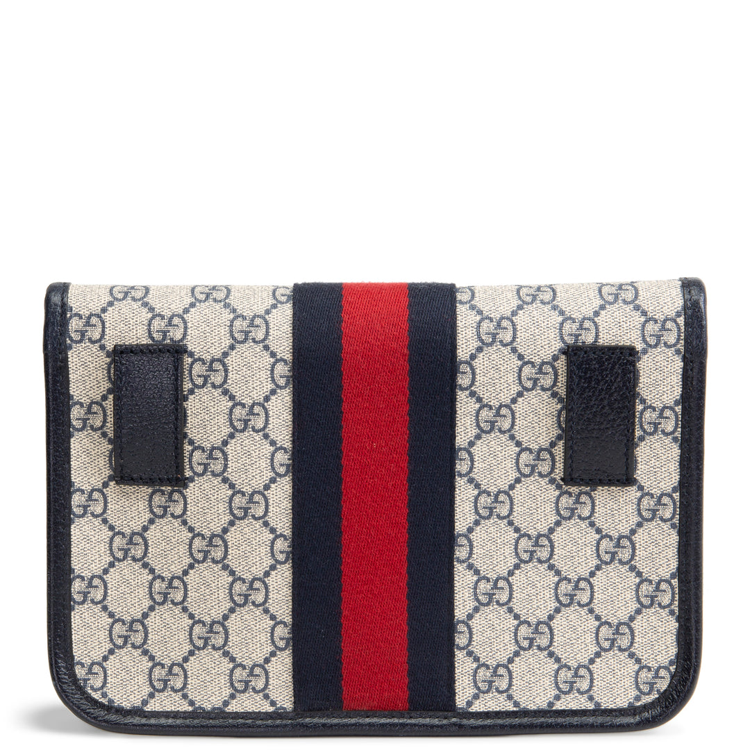 GUCCI GG Supreme Ophidia Belt Bag - Navy
