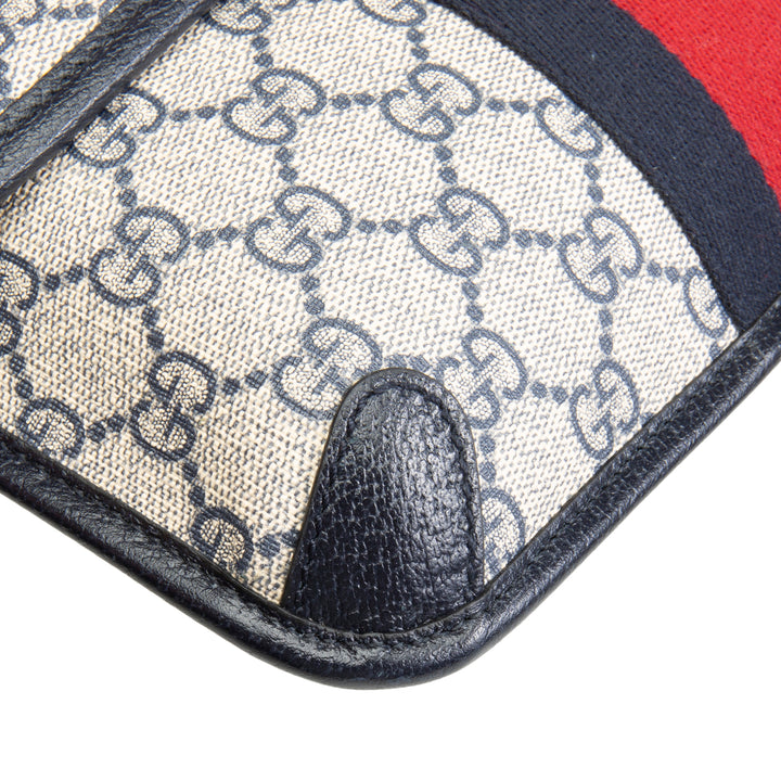 GUCCI GG Supreme Ophidia Belt Bag - Navy
