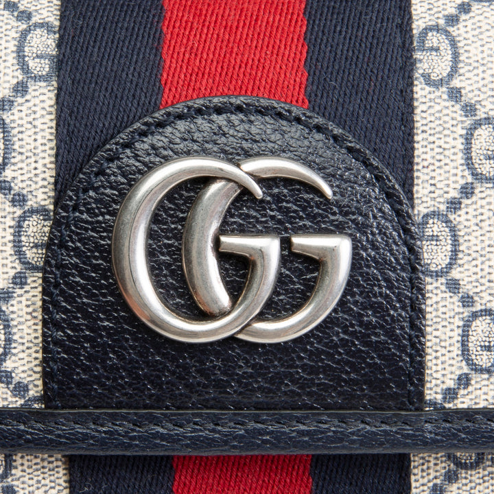 GUCCI GG Supreme Ophidia Belt Bag - Navy
