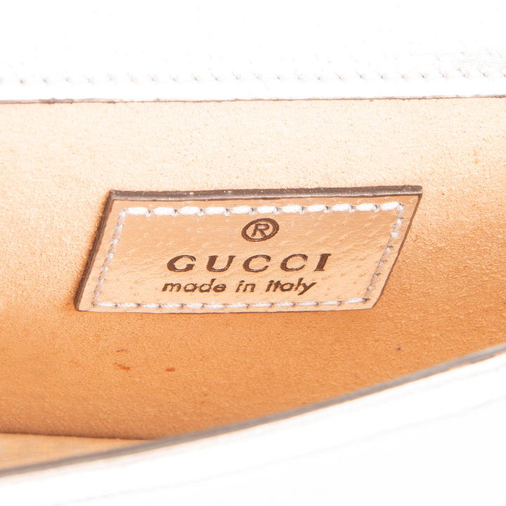 GUCCI Leather Dionysus Super Mini - Silver
