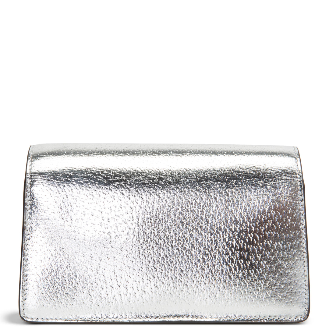 GUCCI Leather Dionysus Super Mini - Silver
