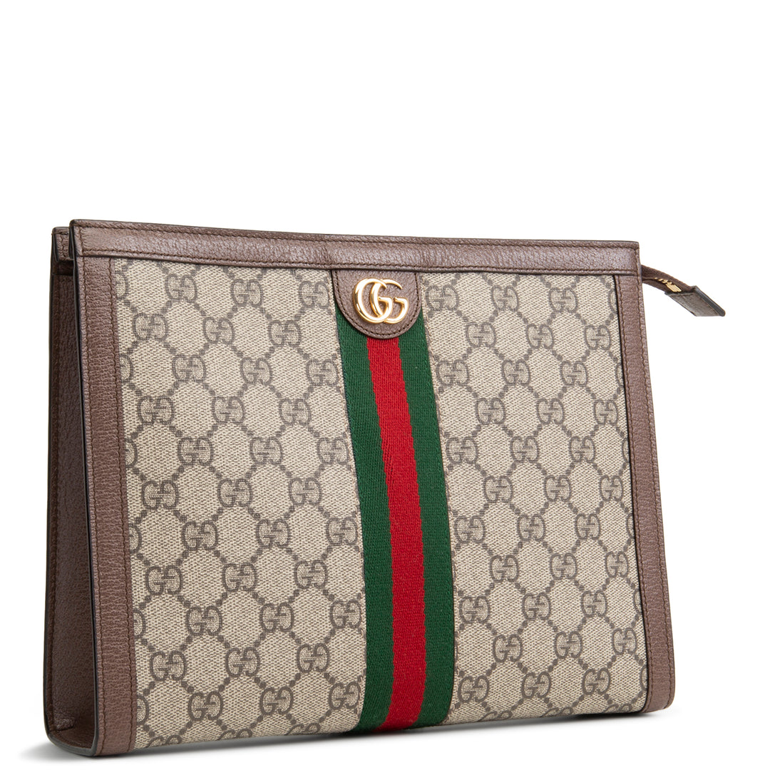 GUCCI GG Supreme Ophidia Pouch