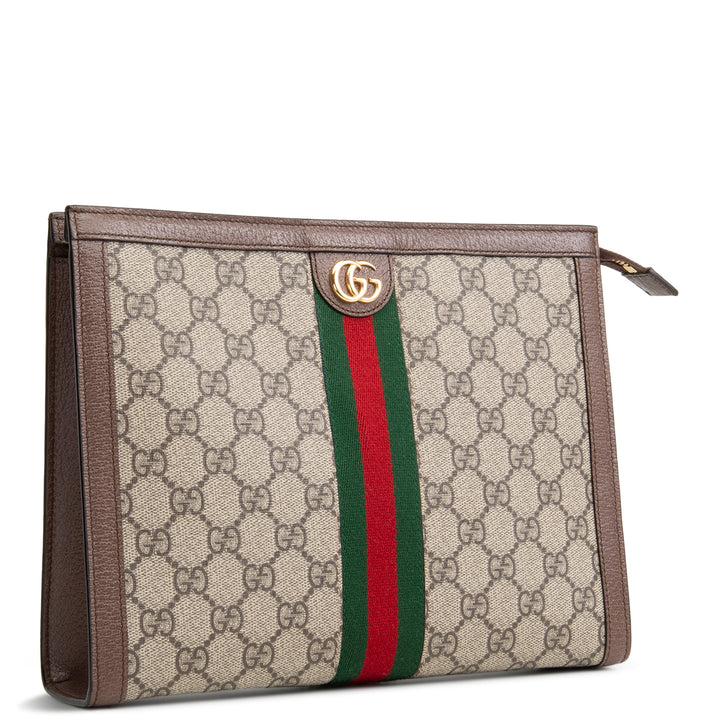 GUCCI GG Supreme Ophidia Pouch