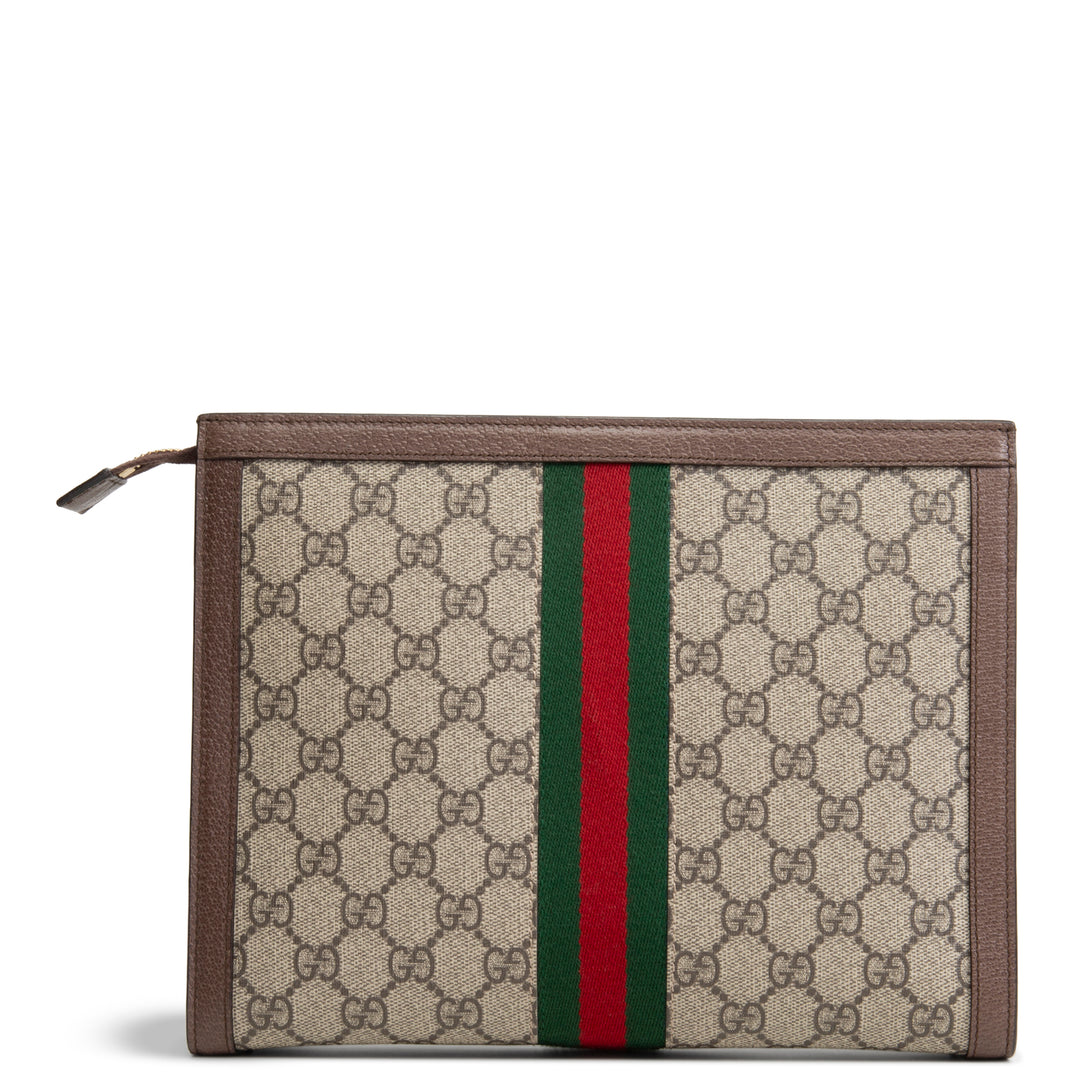 GUCCI GG Supreme Ophidia Pouch