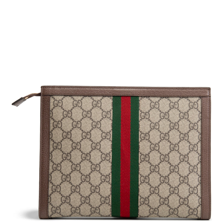 GUCCI GG Supreme Ophidia Pouch