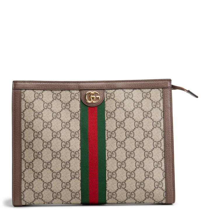 GUCCI GG Supreme Ophidia Pouch