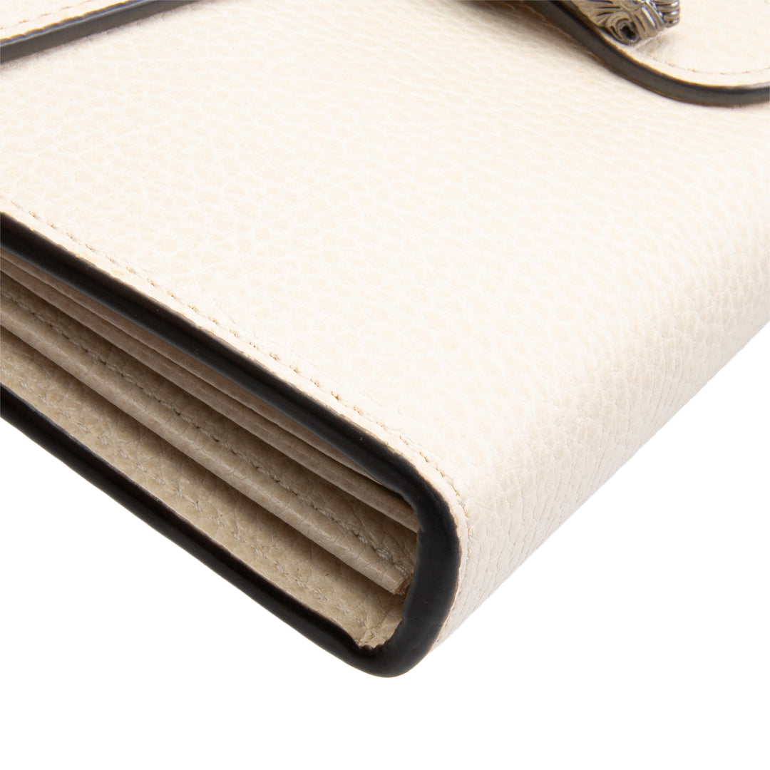 GUCCI Dionysus Wallet on Chain - Cream