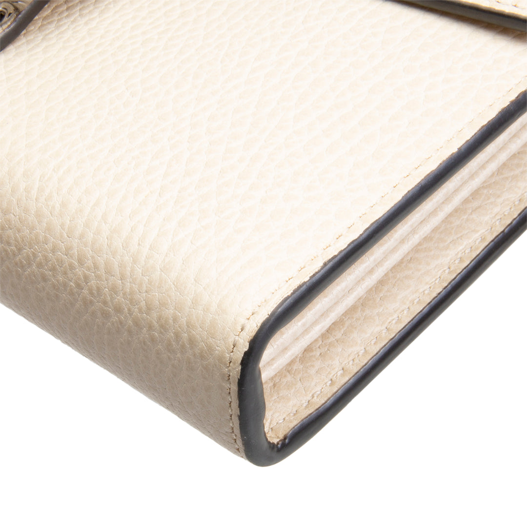 GUCCI Dionysus Wallet on Chain - Cream