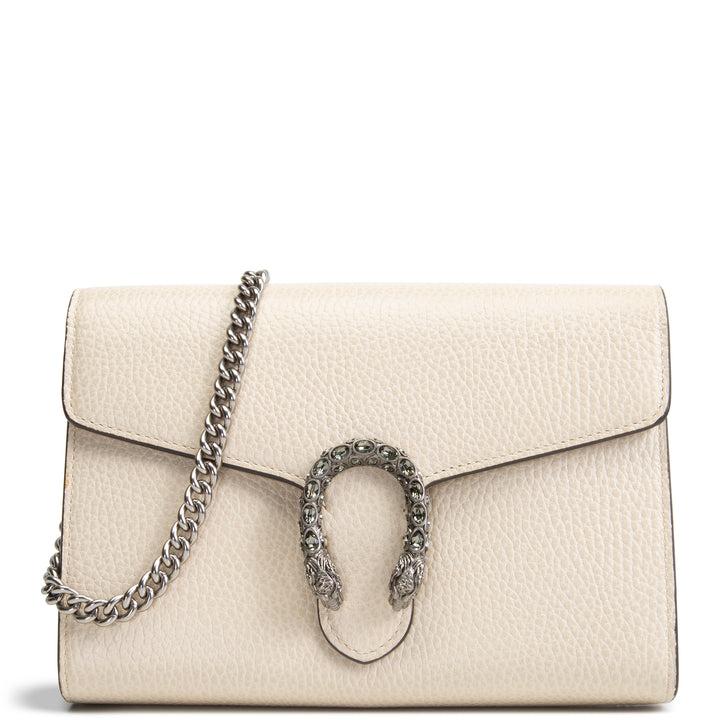 GUCCI Dionysus Wallet on Chain - Cream
