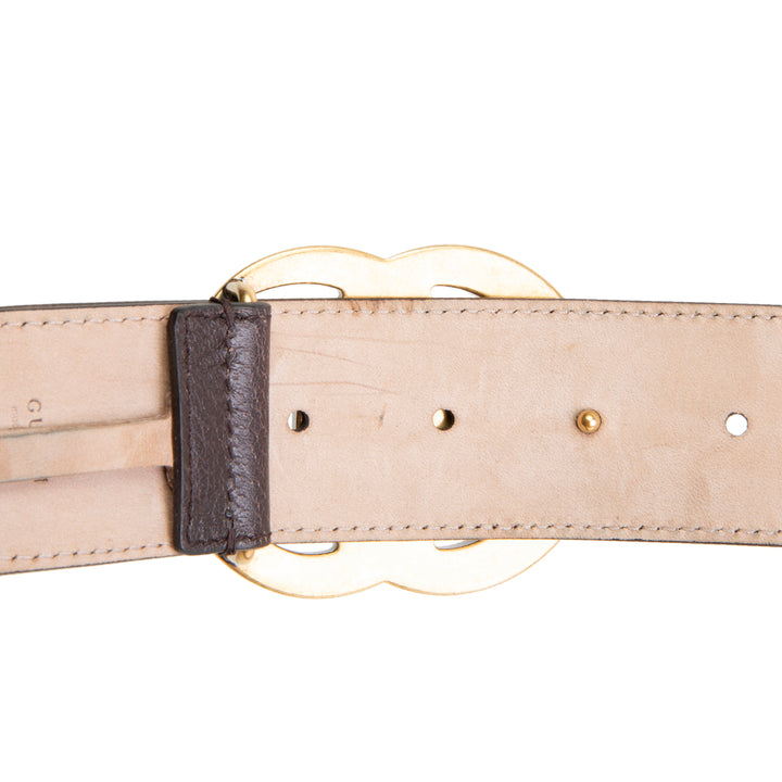 GUCCI GG Marmont Web Belt - Red & Green