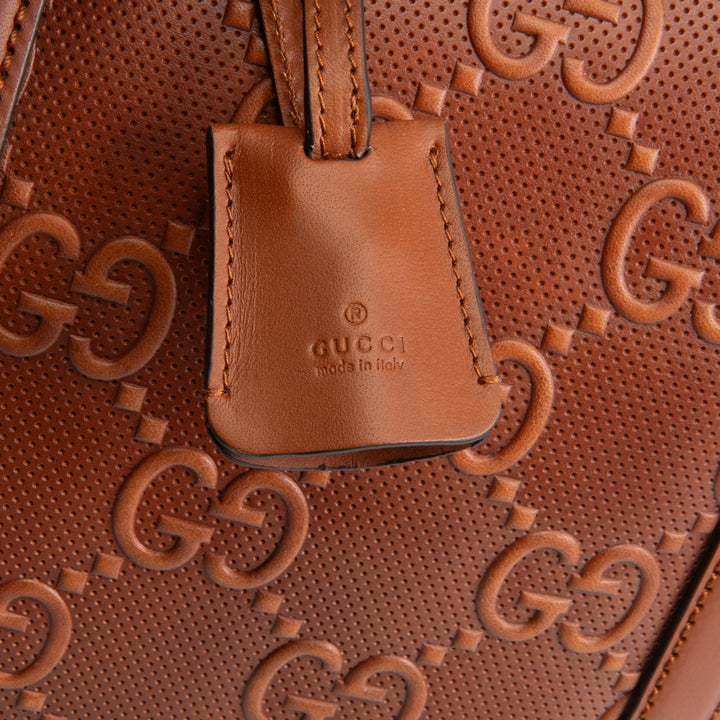 GUCCI GG Embossed Duffle - Large