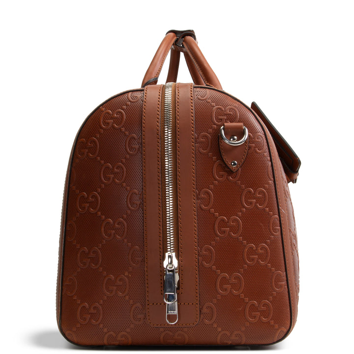 GUCCI GG Embossed Duffle - Large