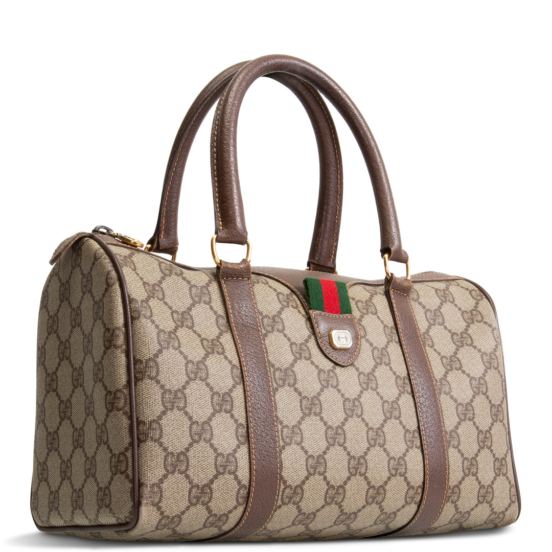 GUCCI Vintage GG Plus Boston Bag OUTLET FINAL SALE