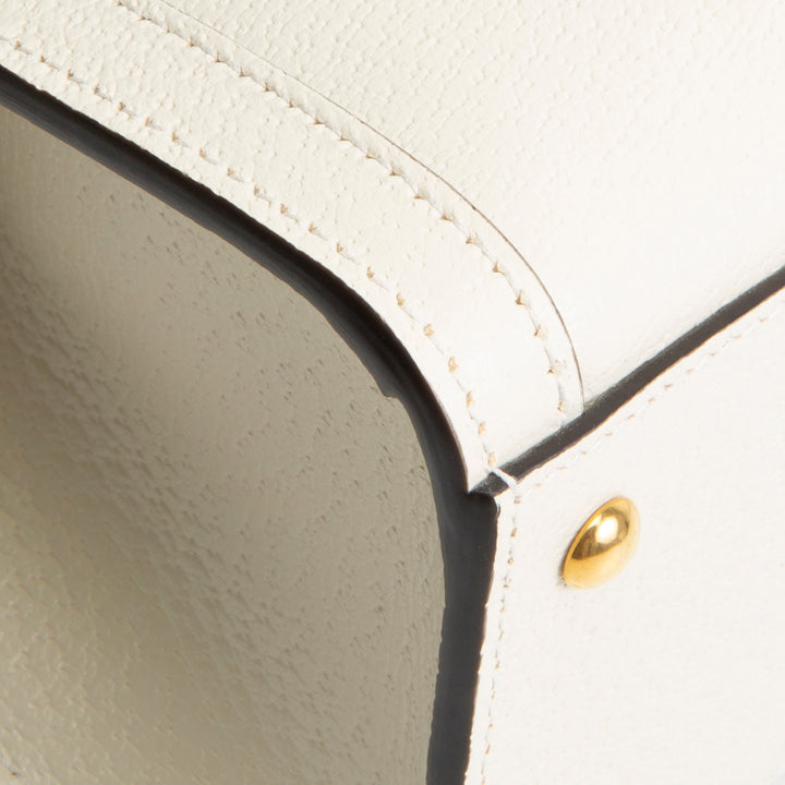 GUCCI Small Diana Bamboo Top Handle Bag - Ivory