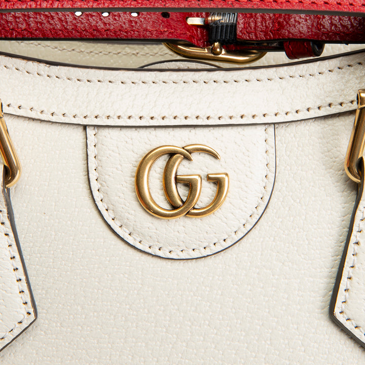 GUCCI Small Diana Bamboo Top Handle Bag - Ivory