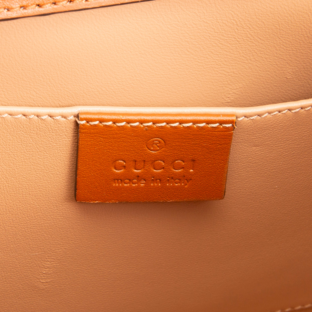 GUCCI Python Diana Bamboo Tote