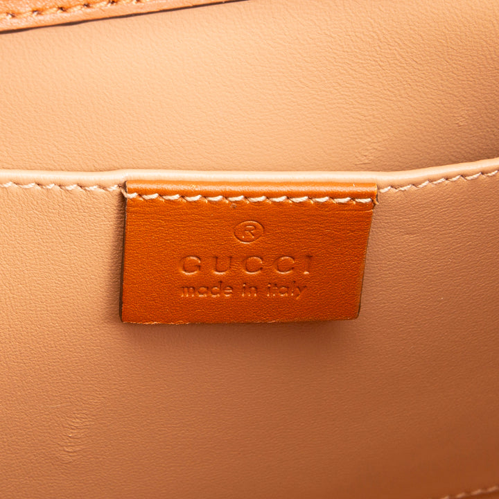 GUCCI Python Diana Bamboo Tote
