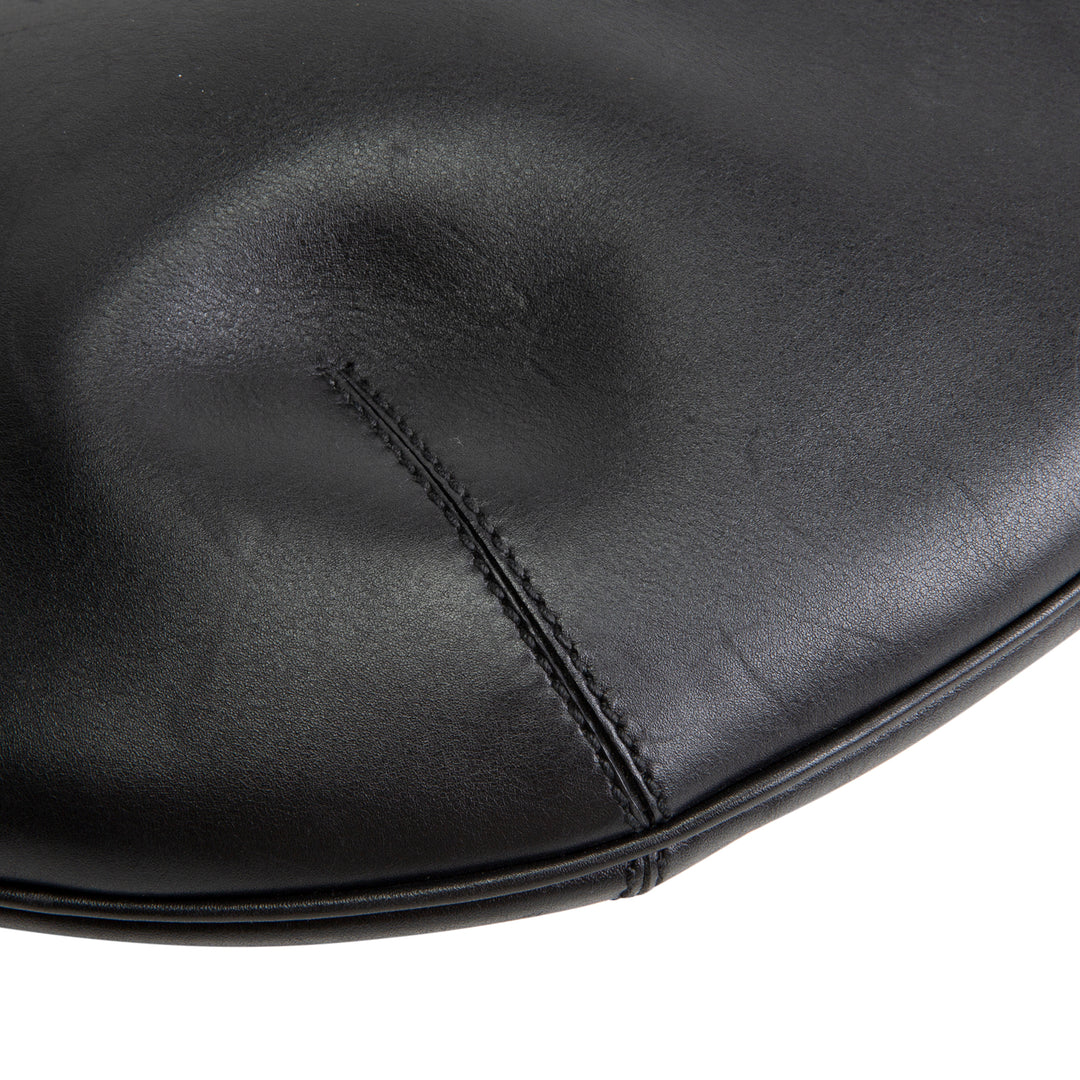 GUCCI Calfskin Half Moon Hobo - Black OUTLET FINAL SALE