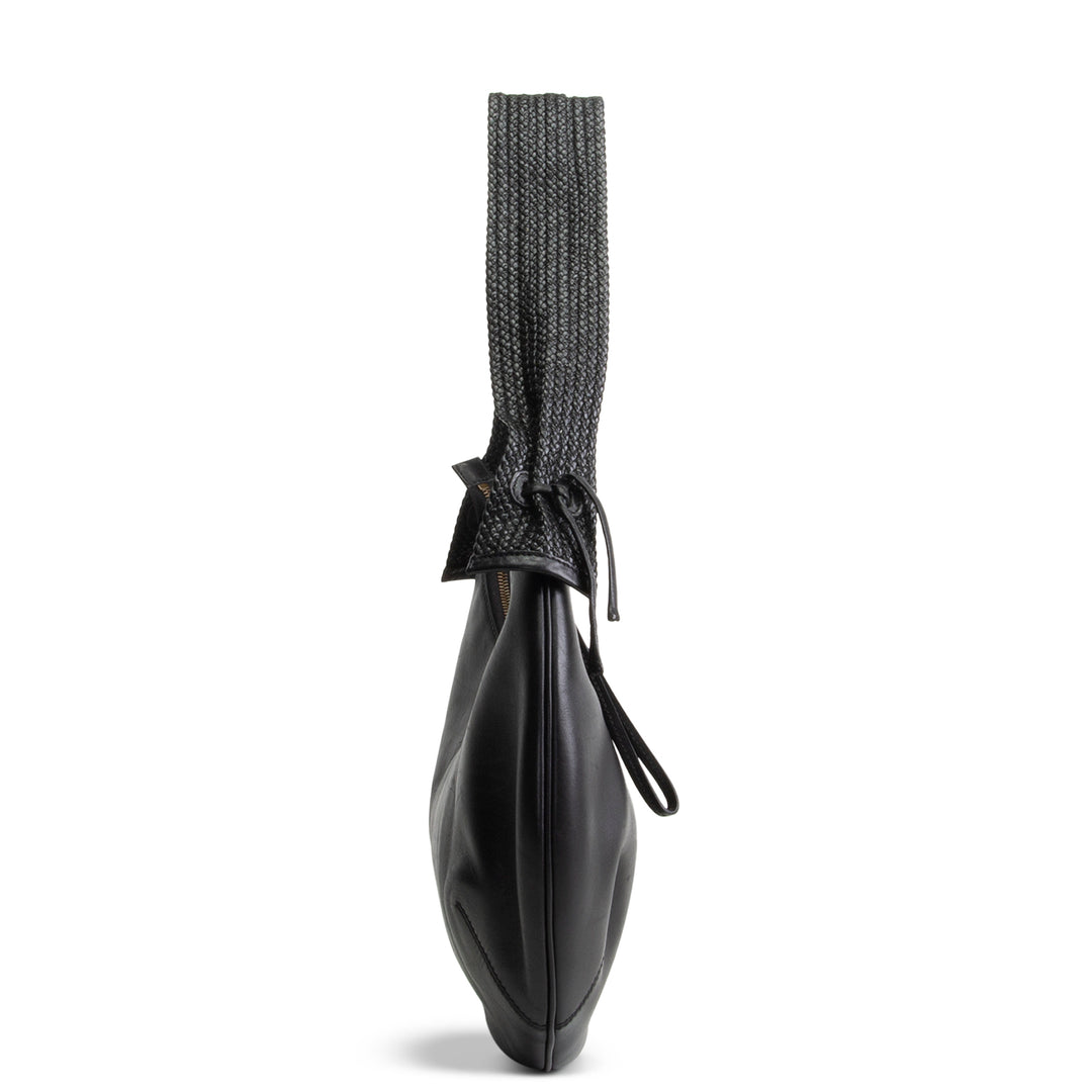 GUCCI Calfskin Half Moon Hobo - Black OUTLET FINAL SALE