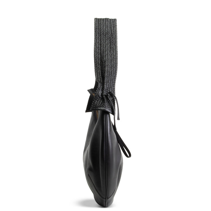 GUCCI Calfskin Half Moon Hobo - Black OUTLET FINAL SALE