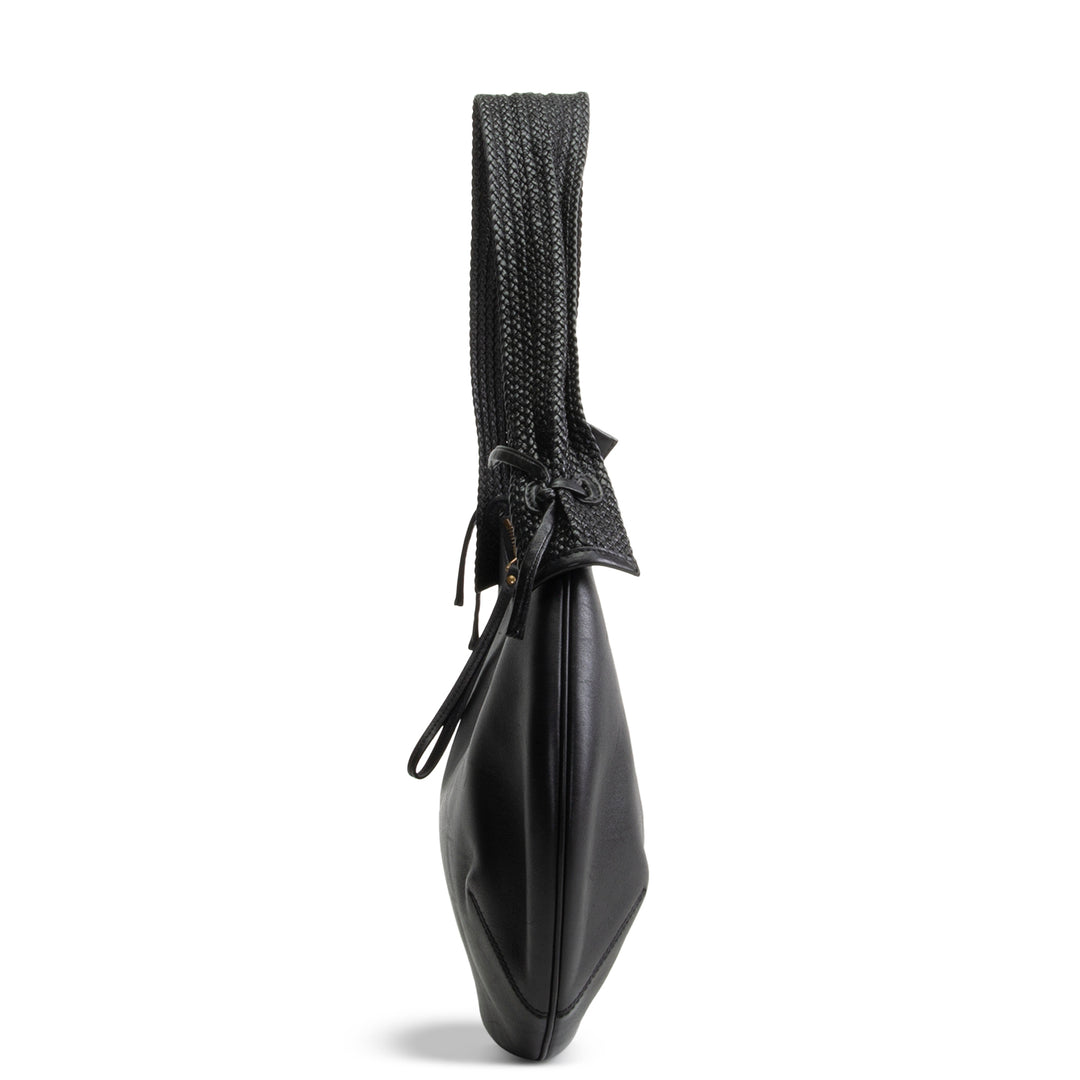 GUCCI Calfskin Half Moon Hobo - Black OUTLET FINAL SALE