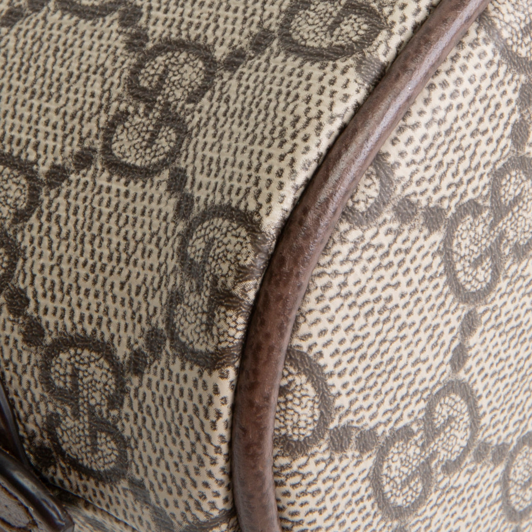 GUCCI GG Supreme Ophidia Cosmetic Pouch - Beige & Ebony