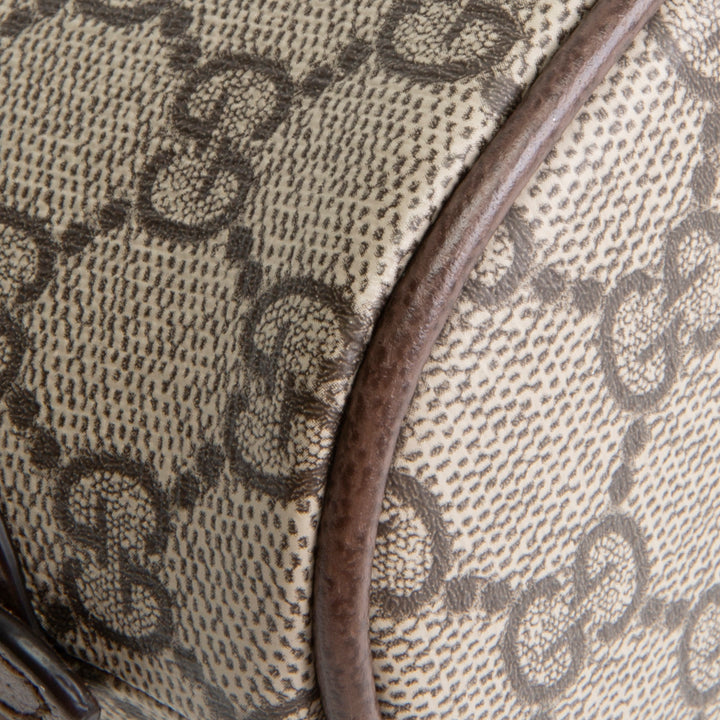 GUCCI GG Supreme Ophidia Cosmetic Pouch - Beige & Ebony