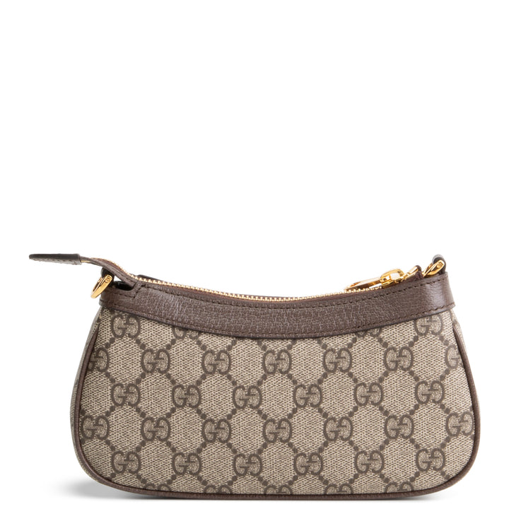 GUCCI GG Supreme Ophidia Mini Bag - Beige & Ebony