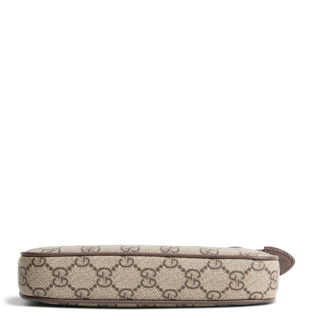 GUCCI GG Supreme Ophidia Mini Bag - Beige & Ebony
