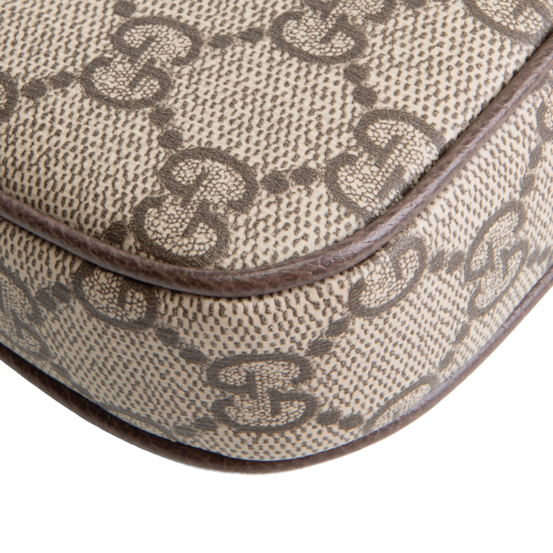 GUCCI GG Supreme Ophidia Mini Bag - Beige & Ebony