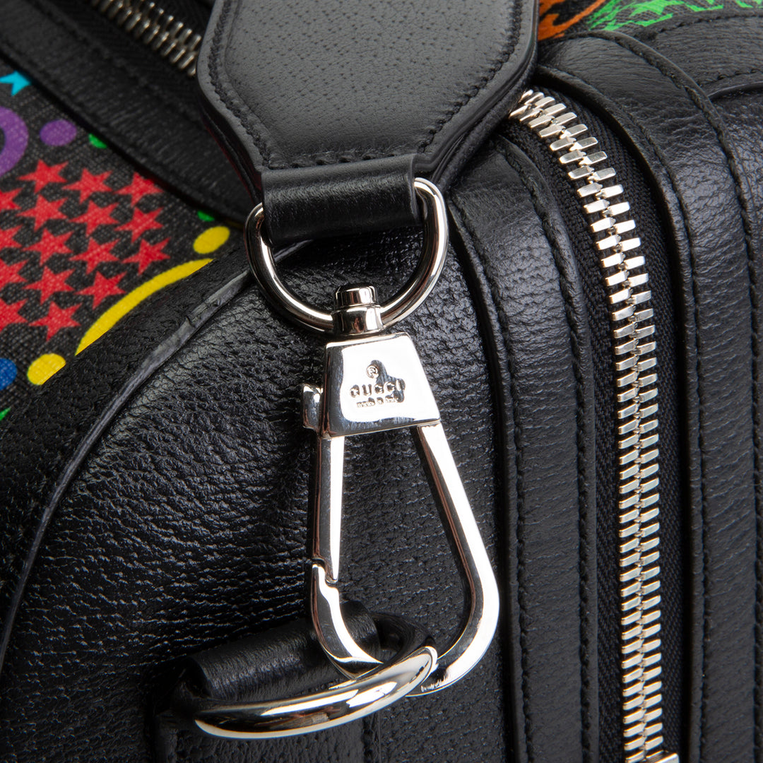 GUCCI GG Psychedelic Weekender Bag - Black OUTLET FINAL SALE