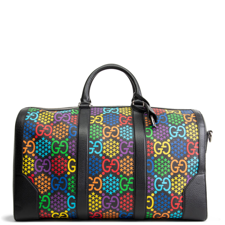 GUCCI GG Psychedelic Weekender Bag - Black OUTLET FINAL SALE