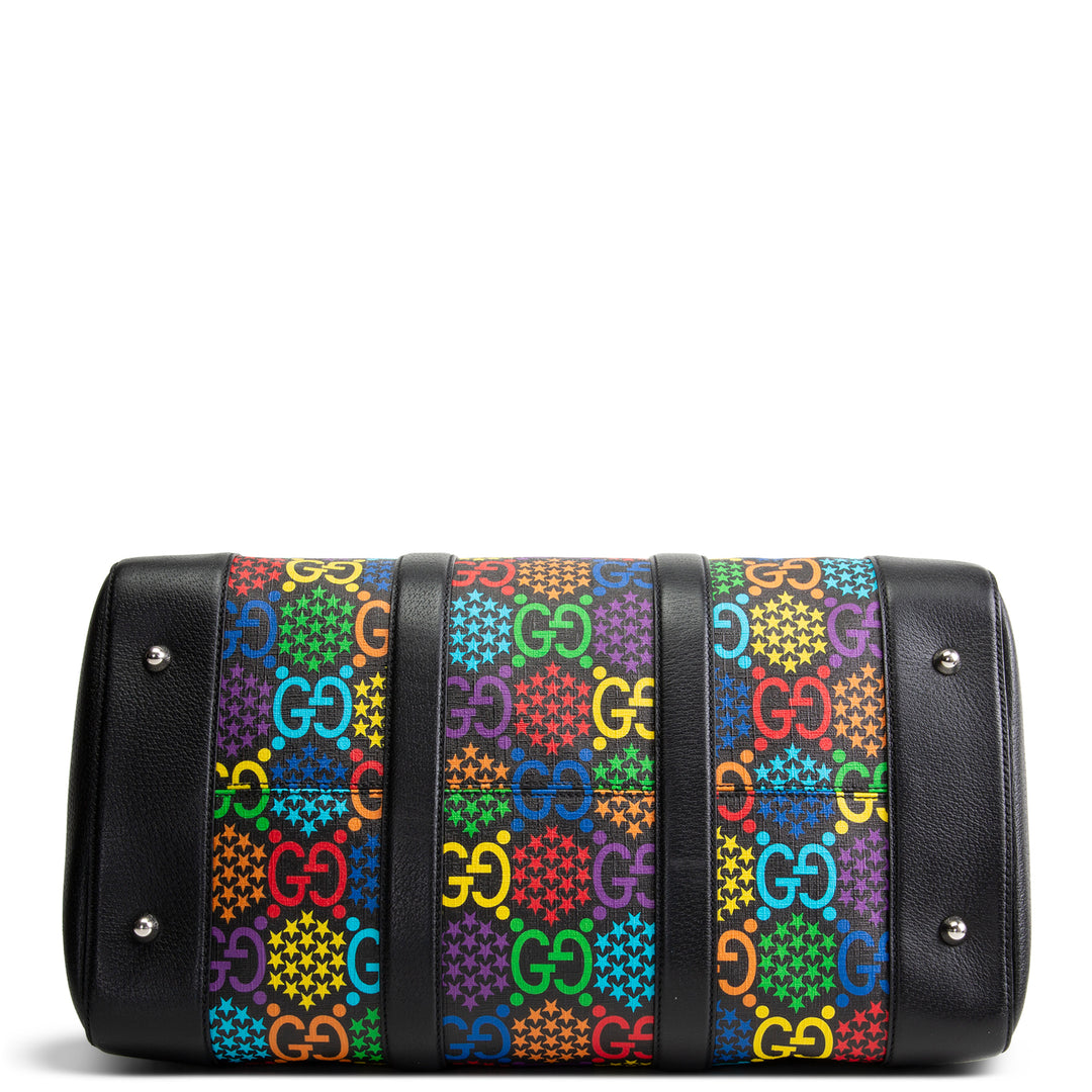 GUCCI GG Psychedelic Weekender Bag - Black OUTLET FINAL SALE