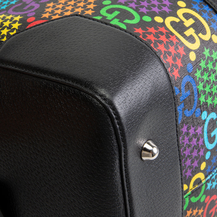 GUCCI GG Psychedelic Weekender Bag - Black OUTLET FINAL SALE