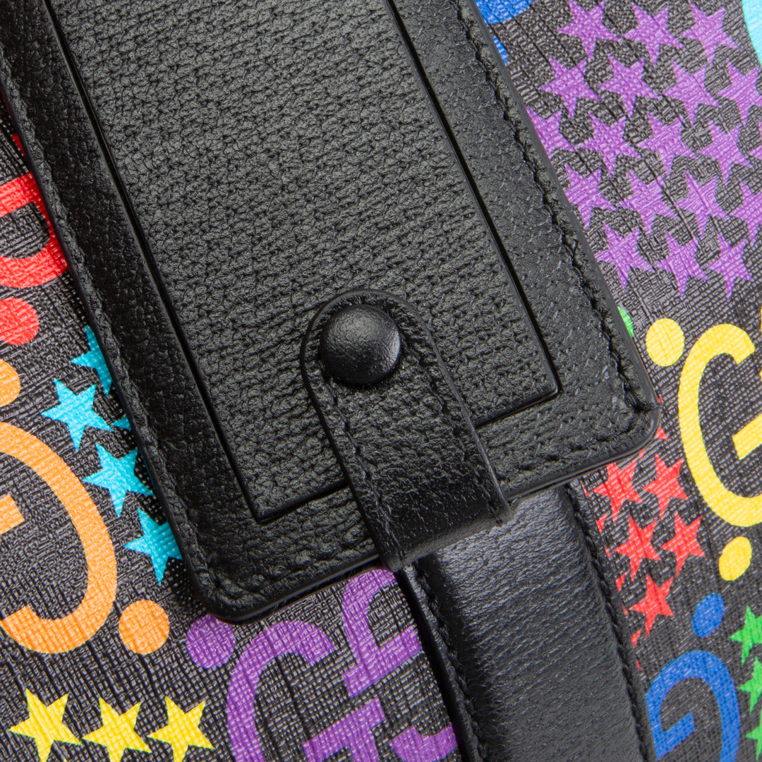 GUCCI GG Psychedelic Weekender Bag - Black OUTLET FINAL SALE