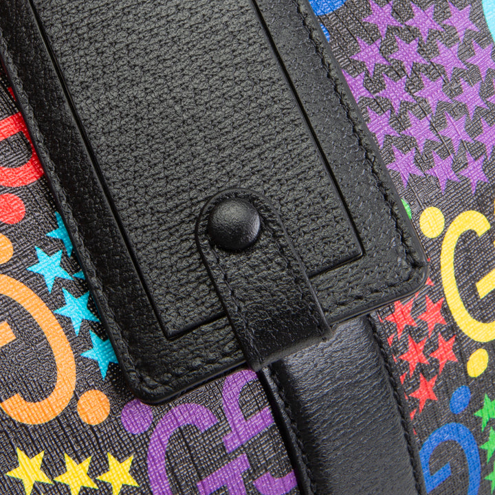 GUCCI GG Psychedelic Weekender Bag - Black OUTLET FINAL SALE