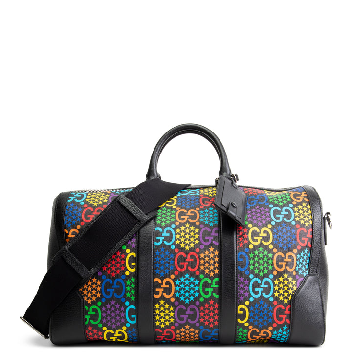 GUCCI GG Psychedelic Weekender Bag - Black OUTLET FINAL SALE